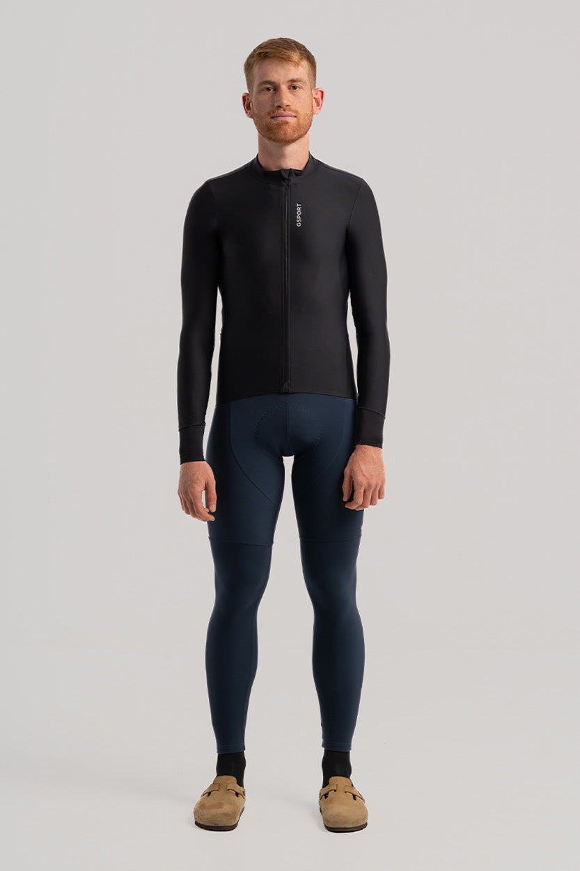 Maillot ONE de Invierno: Tejido afelpado ideal para entretiempo y climas suaves. Comodidad y rendimiento en cada ruta.