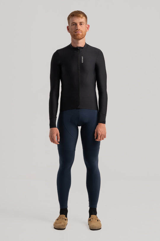 Maillot ONE de Invierno: Tejido afelpado ideal para entretiempo y climas suaves. Comodidad y rendimiento en cada ruta.
