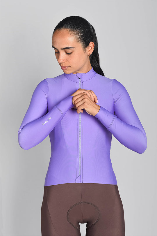 maillot one gsport mujer invierno ciclismo