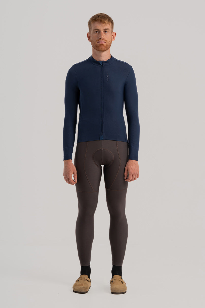 Maillot Pro Team invierno – Rendimiento superior en rutas frías.
