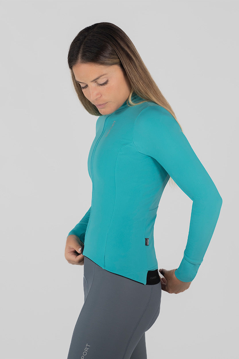 maillot azul mujer invierno comodo bonding