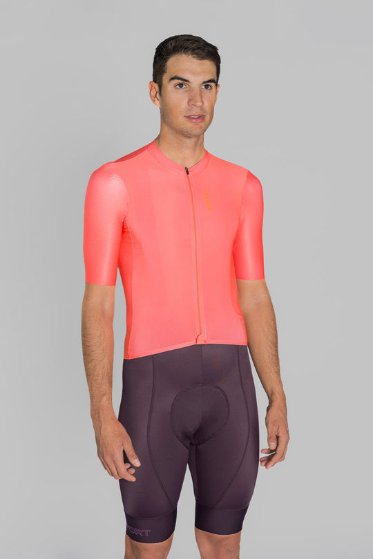 maillot aero hombre color fosfo rosa,naranja