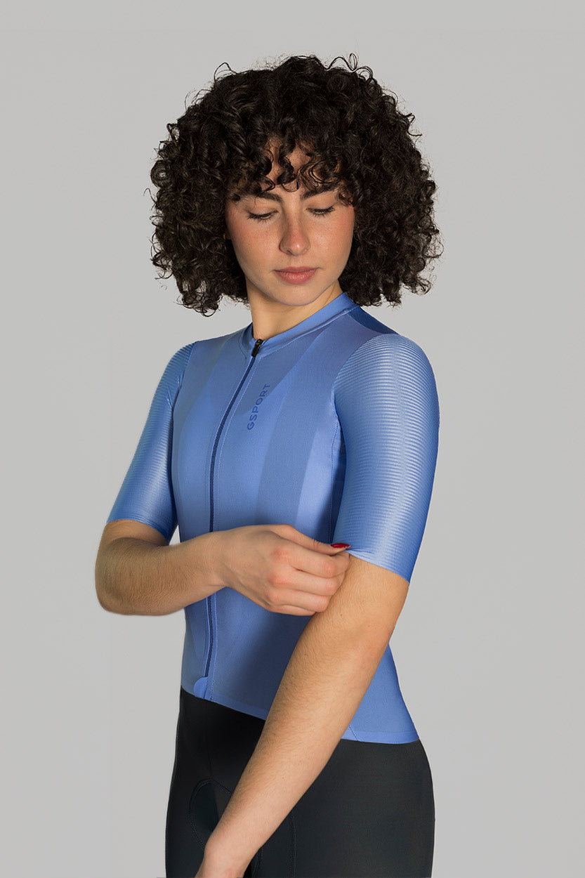 maillot aero manga corta mujer