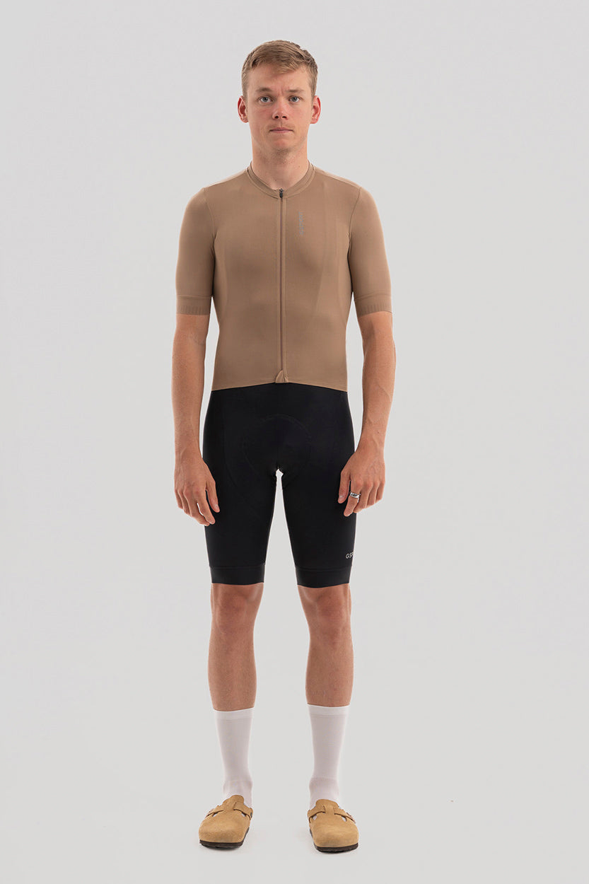 maillot para ciclismo beige himbre