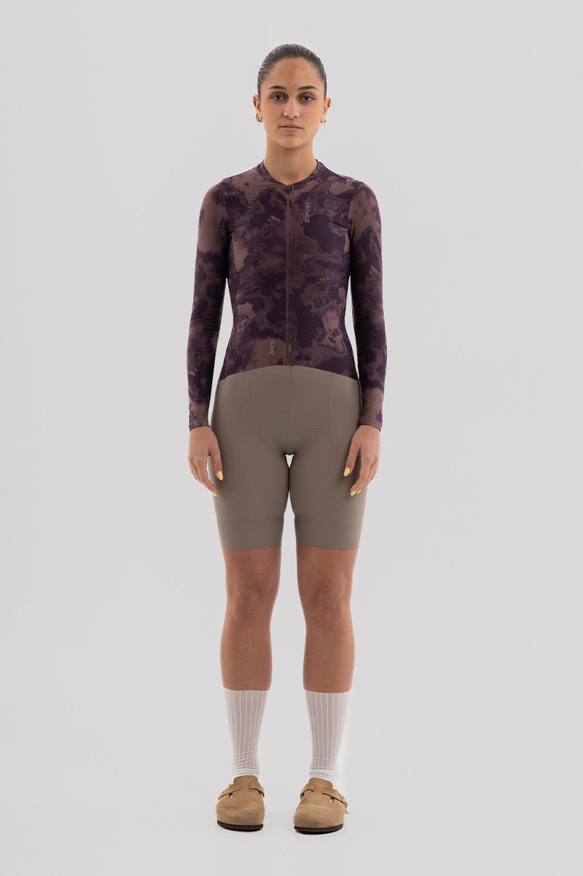 Camisola Aero Longa Marble Mulher
