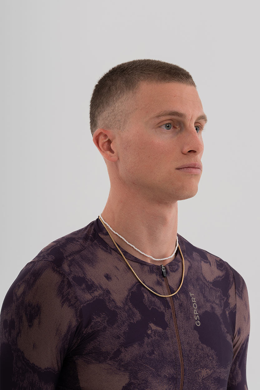 Maillot Aero ML Marble Hombre