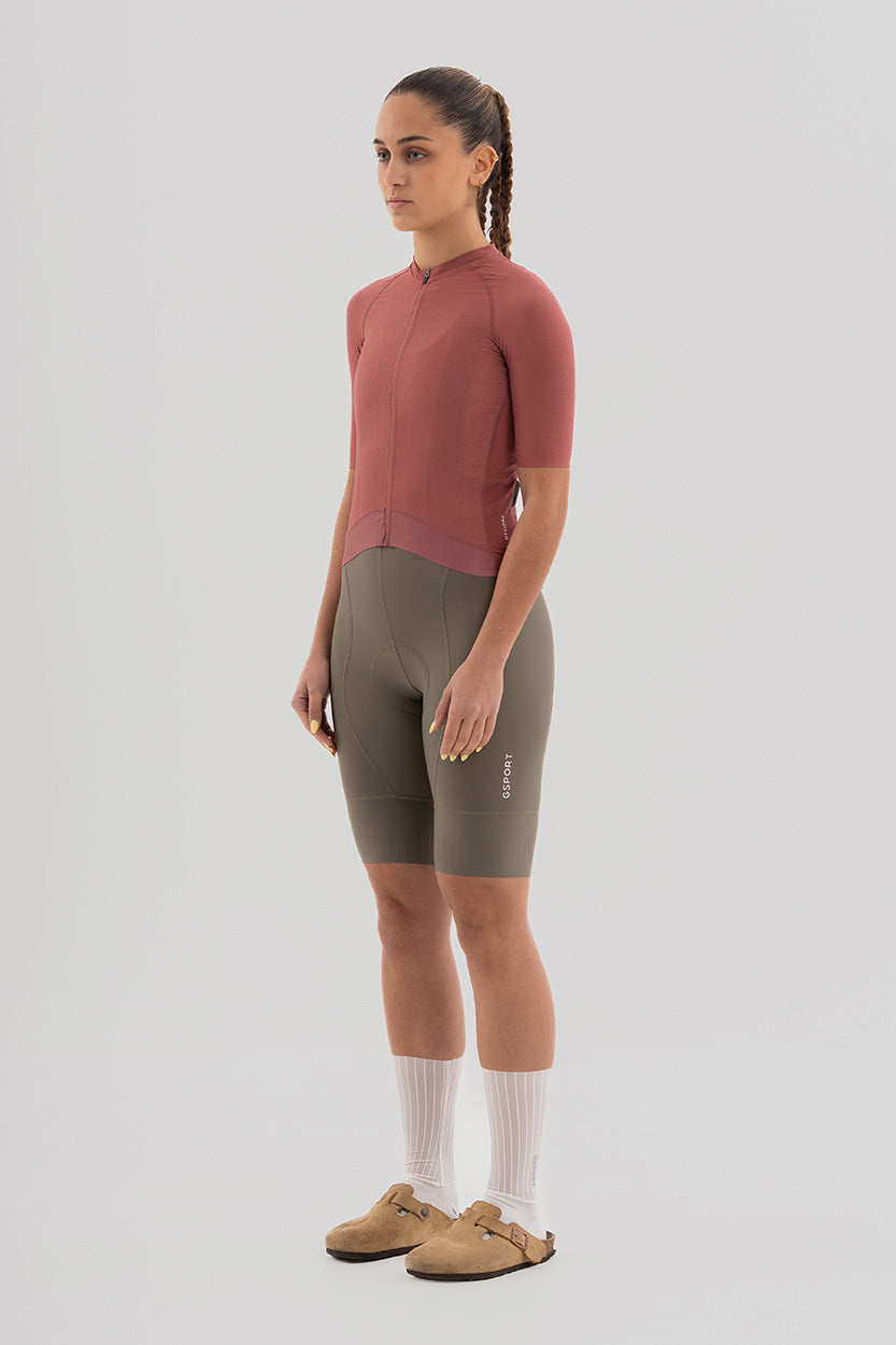 Maillot Pro Team Cardinal Mujer