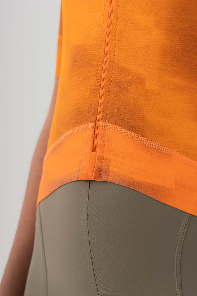 Maillot Pro Team Tangerine Mujer