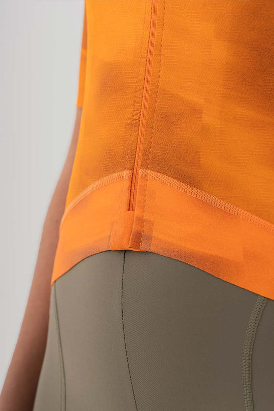 Maillot Pro Team Tangerine Mujer
