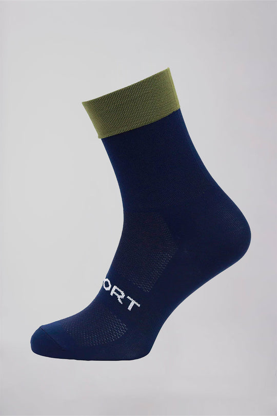 calcetines ciclismo azul marino navy kaki modernos moda bici