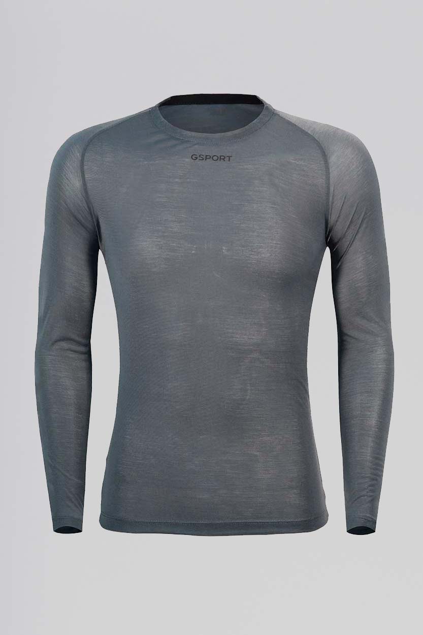 Camiseta Interior Primaloft Base Layer Grey Hombre