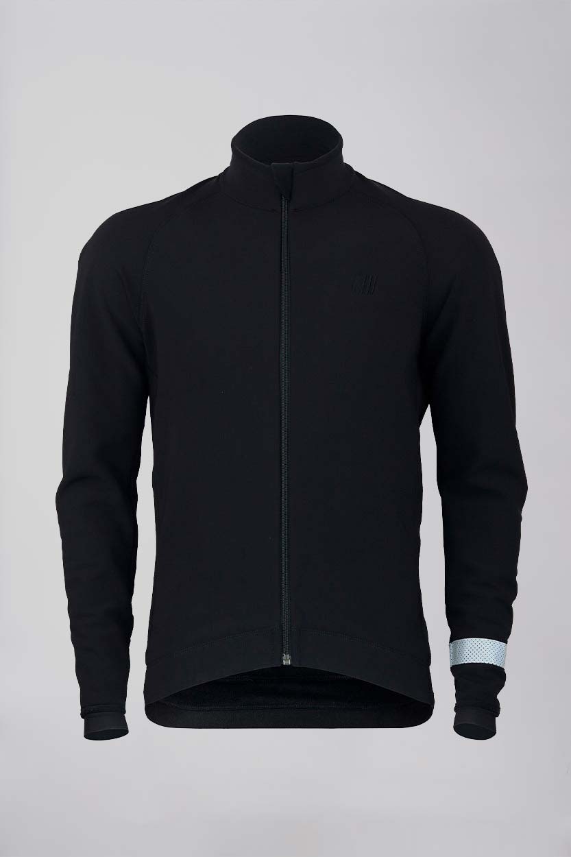 haqueta puertos pirineos invierno black negro borrego felpa ciclismo