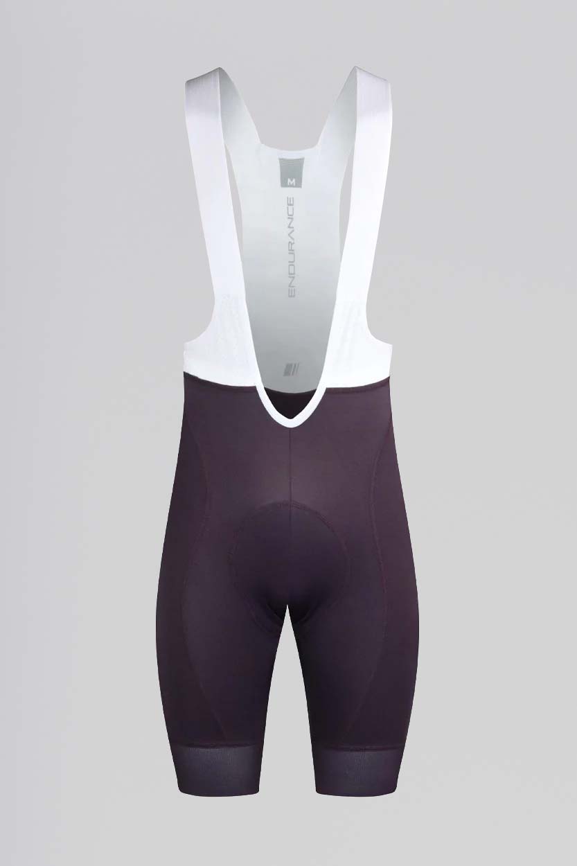 Women's Endurance 21 Burgundy Bib Short 