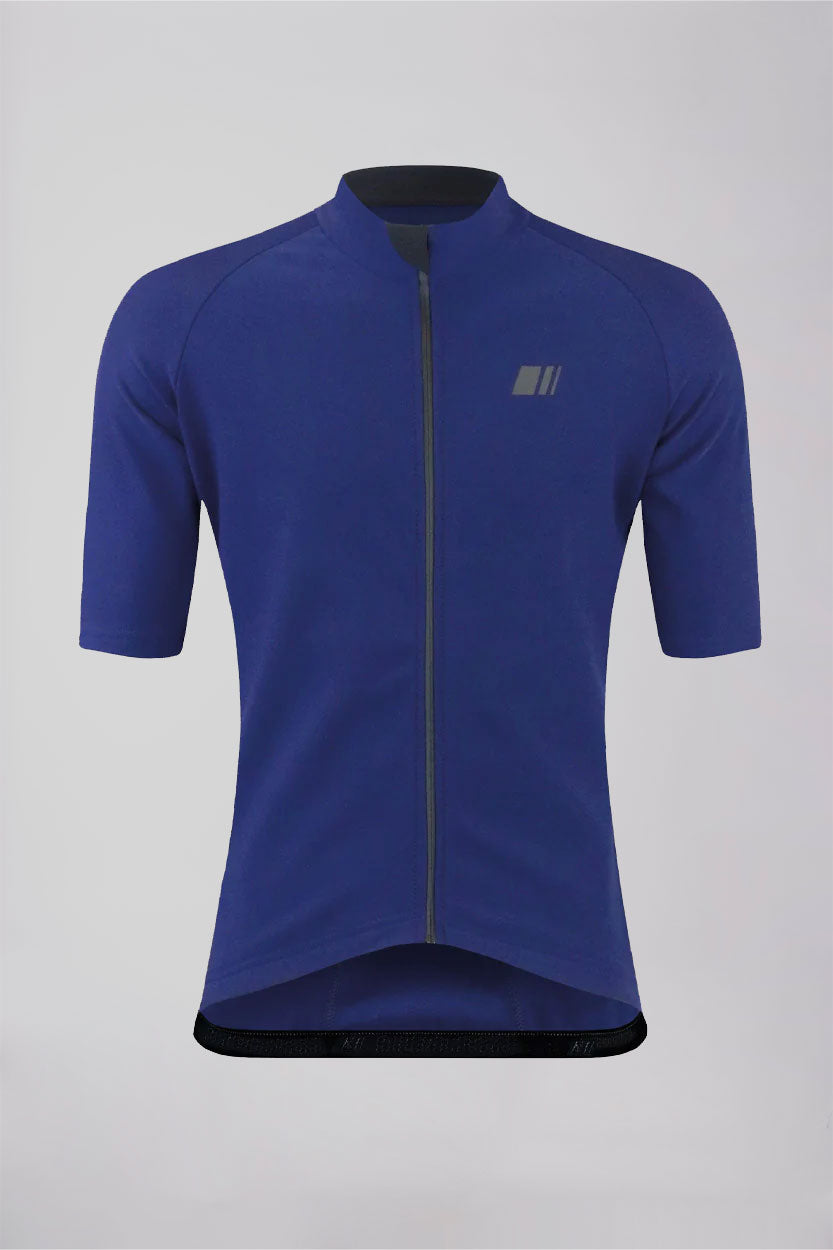 maillot aquazero azul marino navy ciclismo cycling jersey invierno ropa coleccion gsport impermeable waterproof