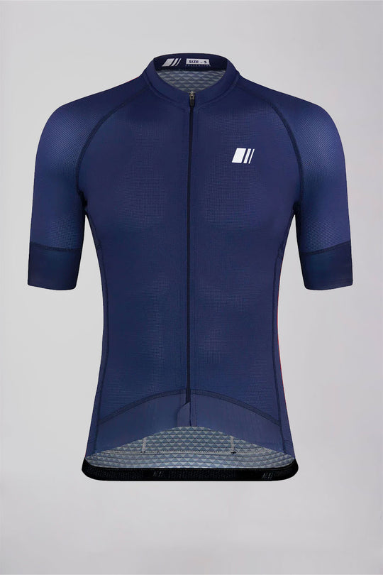 Maillot pro team mind azul marino navy manga corta hombre coleccion ropa ciclismo gsport