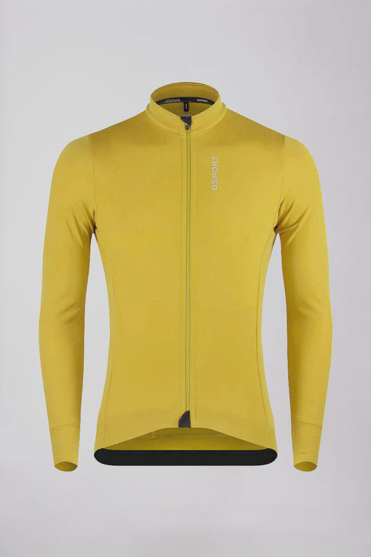 maillot pro team gsport ciclismo hombre amarillo