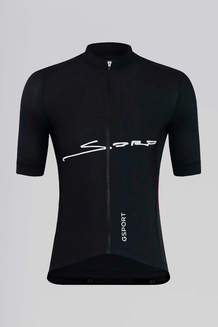 Maillot Soro Coppi Fausto Manga Corta Negro