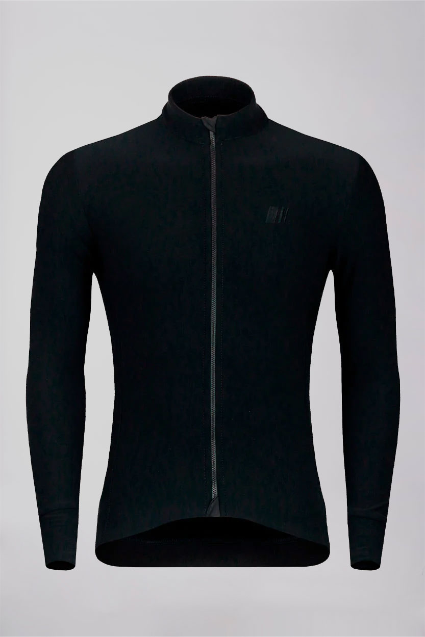 Maillot winter invierno negro niue black coleccion gsport ciclismo ropa