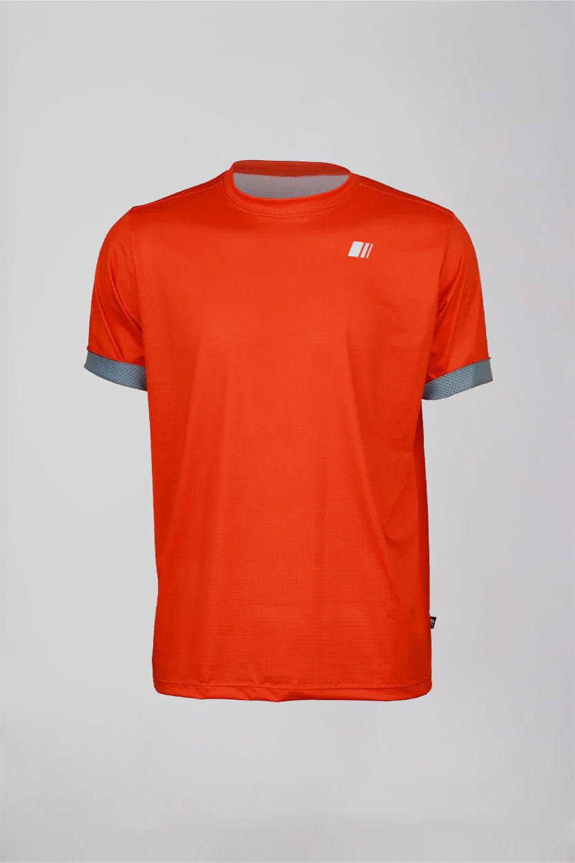 camiseta gravel de la gama xplore de gsport naranja