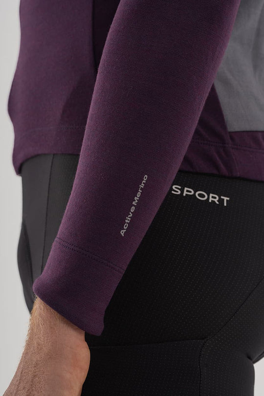 Maillot Active Merino Prugna