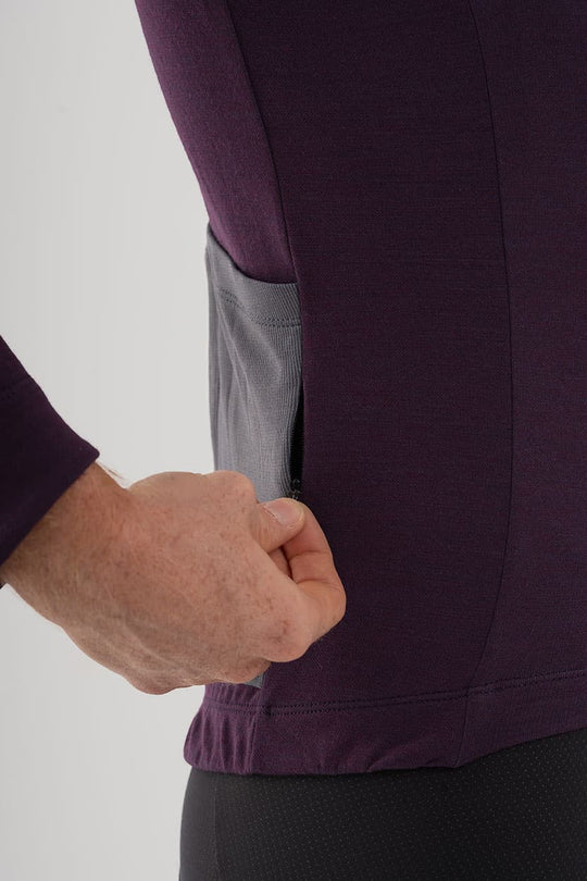 Maillot Active Merino Prugna