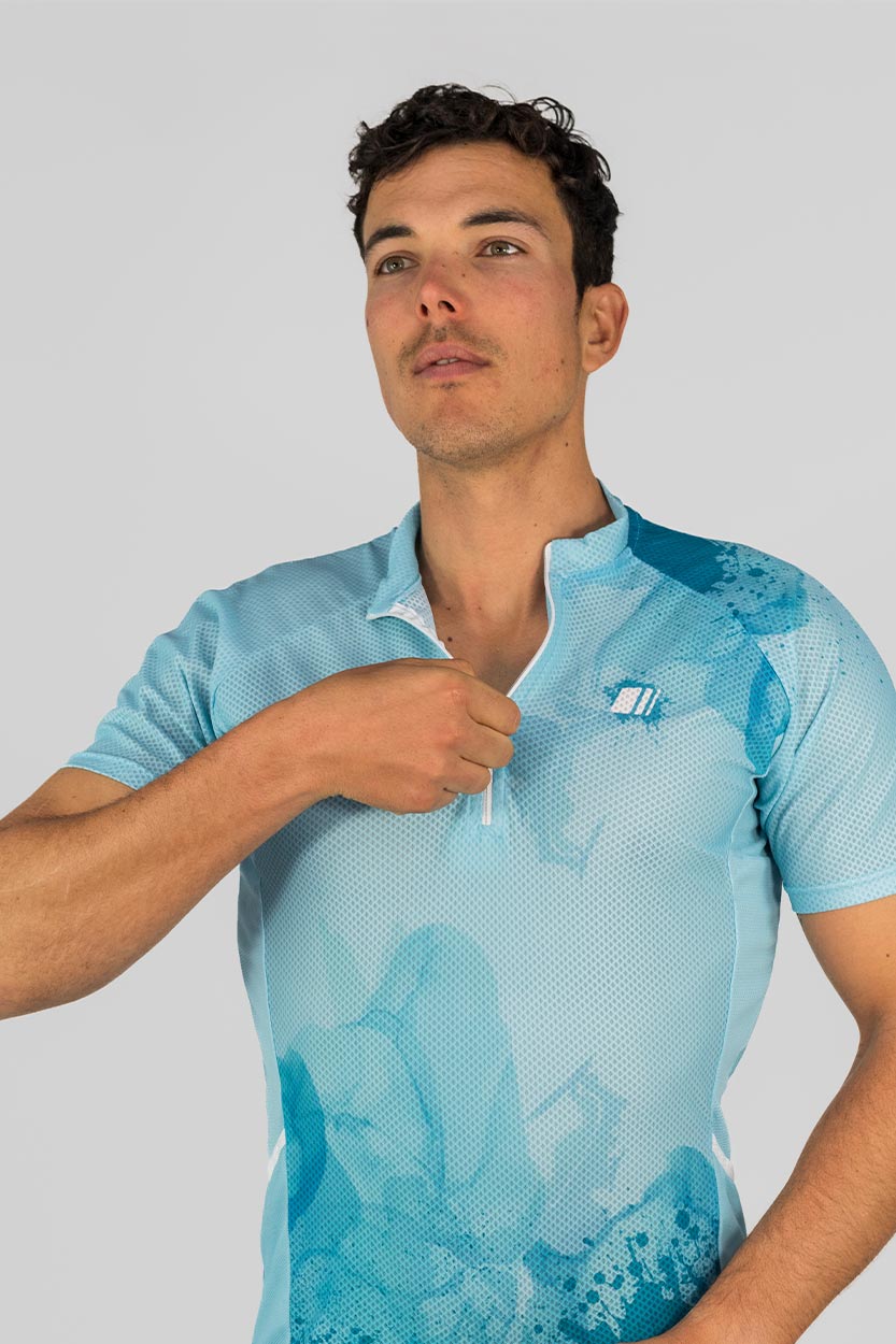 Camiseta trail con cremallera personalizada Gsport