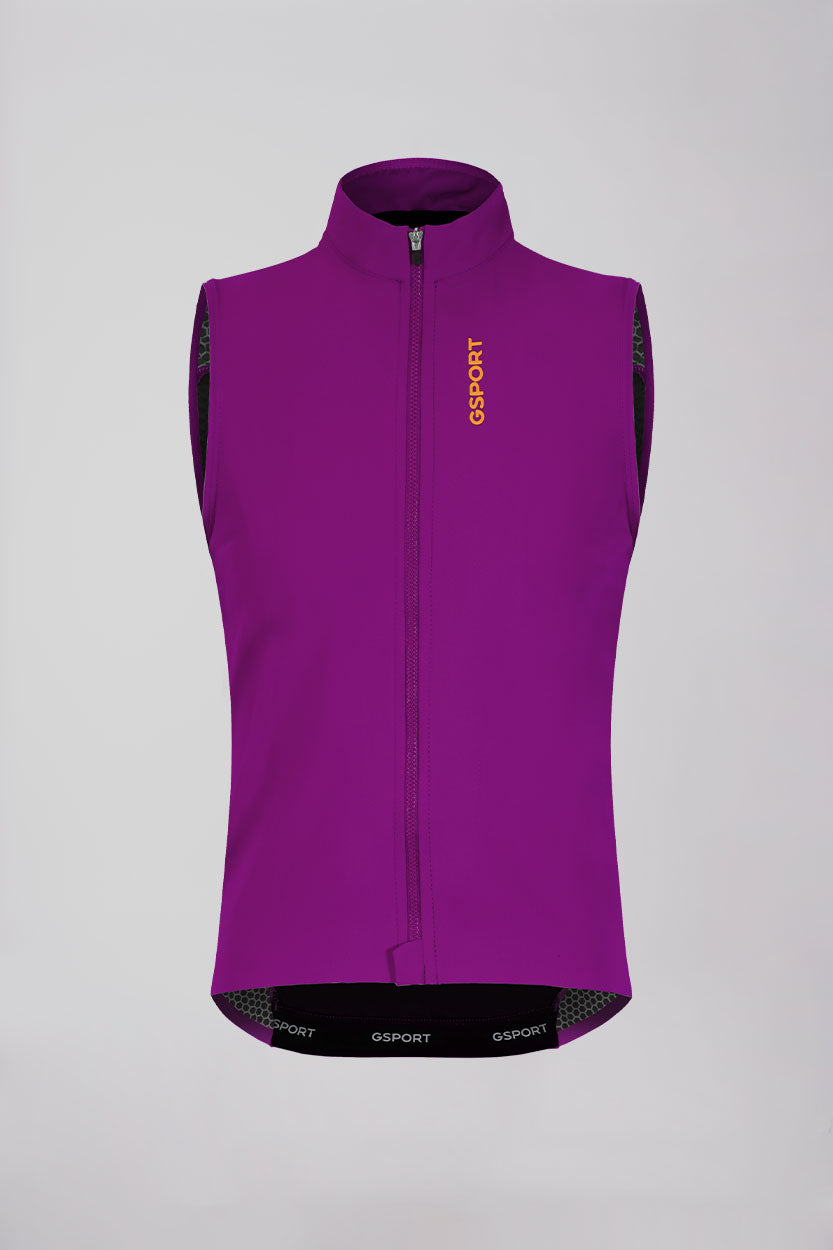 chaleco gsport coleccion color fucsia rosa morado hombre