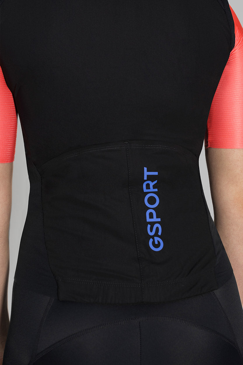 chaleco negro mujer ciclismo gsport