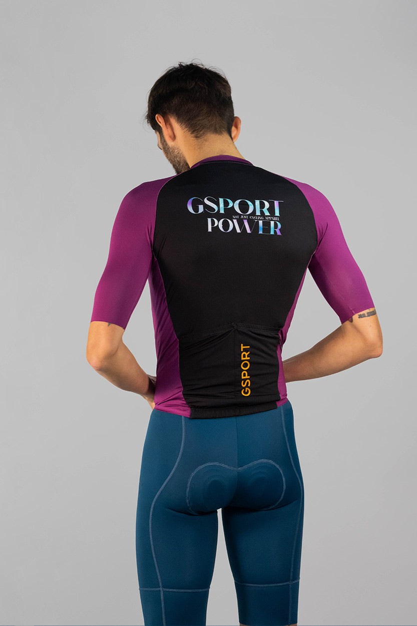 gsport ropa para la bici hombre maillot manga corta elastico comodo