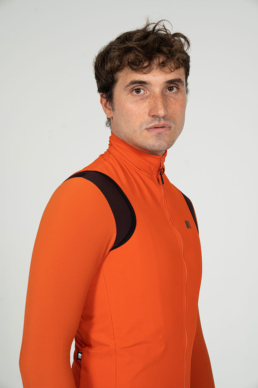 Chaleco Pro Team Ciclismo Gsport Naranja