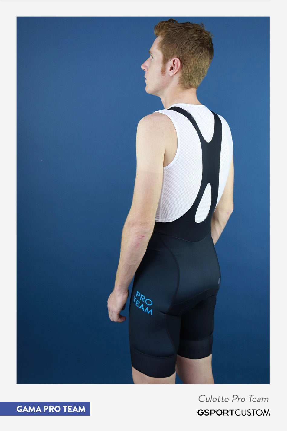 culotte pro team personalizado ropa ciclismo custom gsport a medida logo impresion