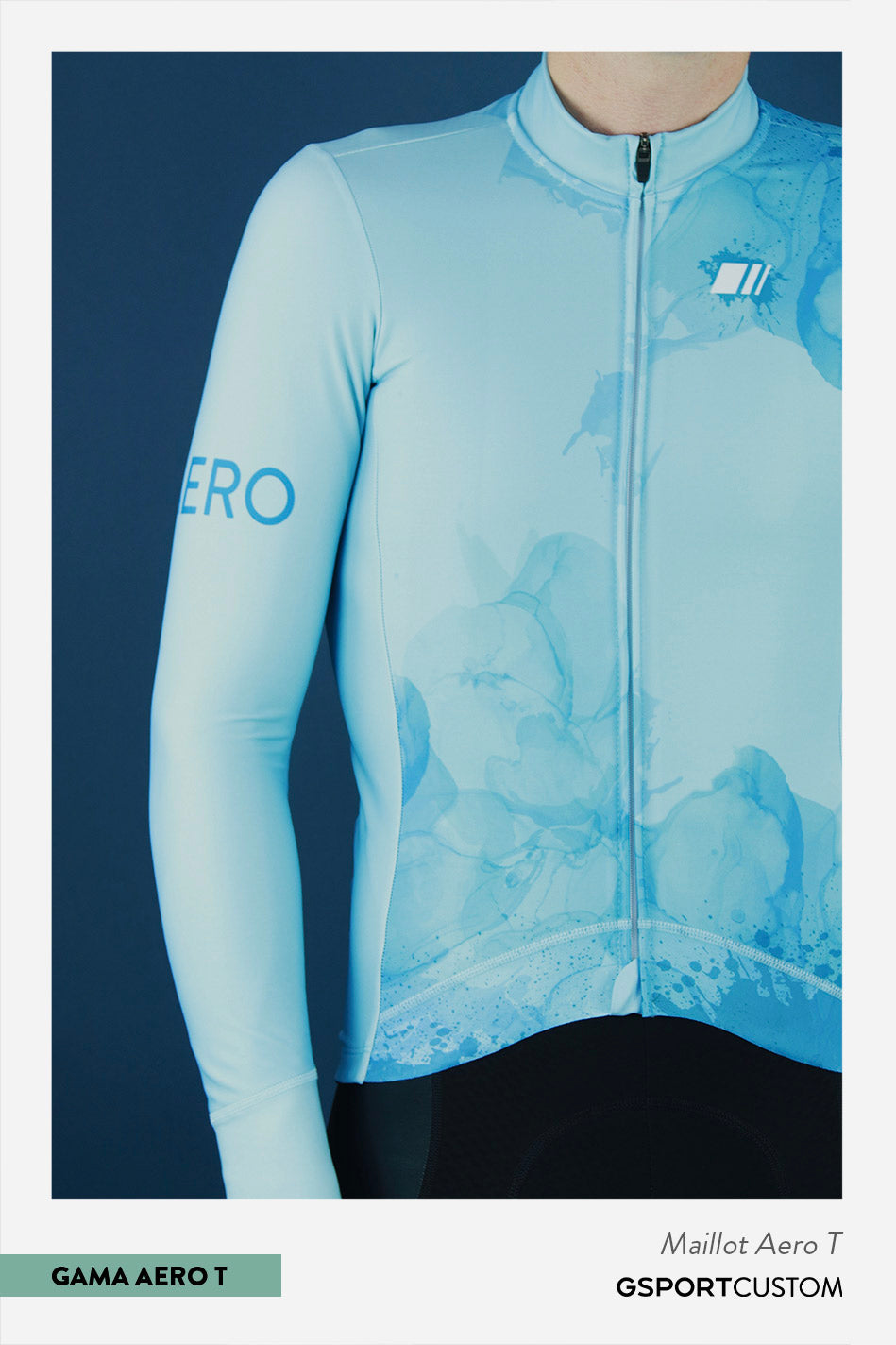 Maillot largo manga larga T aero T-aero custom ropa personalizada ciclismo gsport