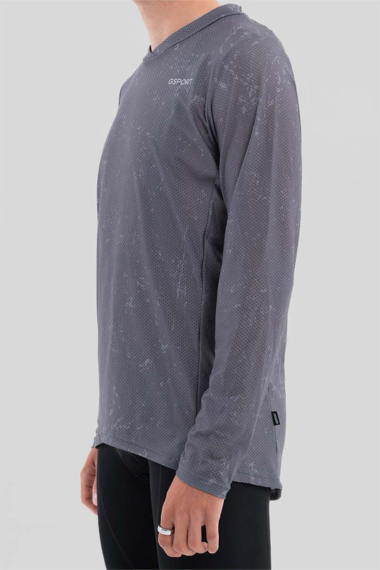 camiseta manga larga ebike hombre gsport