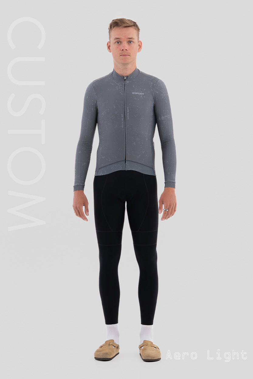 Maillot manga larga largo aero light custom ropa personalizada ciclismo gsport jersey