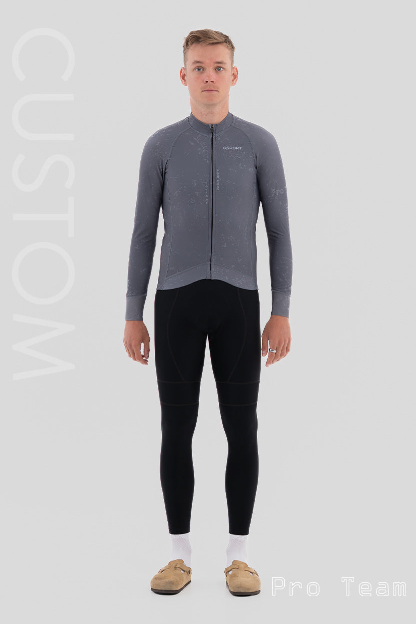 Maillot manga larga largo pro team custo ropa personalizada gsport ciclismo jersey