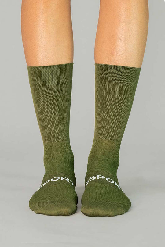 calcetines maillot jersey socks ciclismo verde militar army green kaki