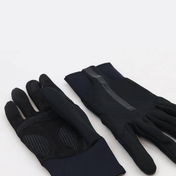 guantes invierno largos ciclismo winter abrigo negros black manillar bicicleta silicona espuma acolchados profesional rendimiento