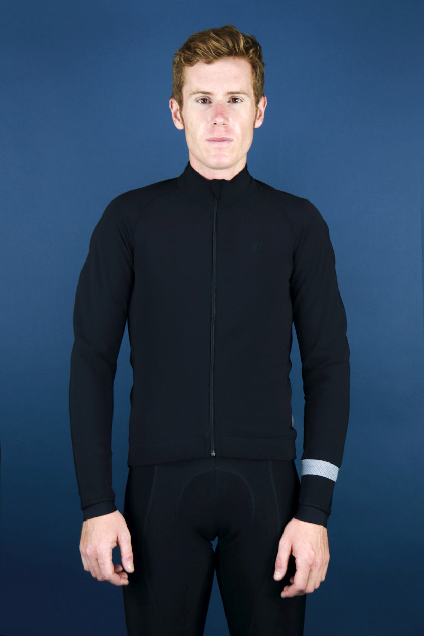 Chaqueta Ciclismo Gavia Invierno Hombre Mujer Black Gsport Collection