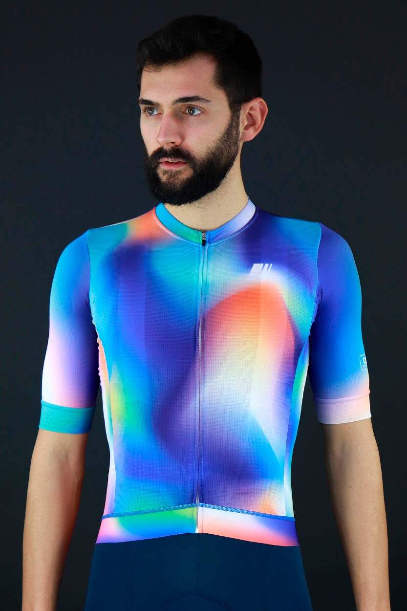 maillot aero cell rods manga corta hombre coleccion gsport ropa ciclismo jersey verano ss22 2022 