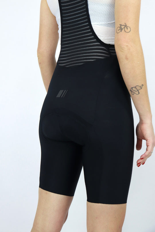 culotte bib short black negro pro skin mujer coleccion gsport